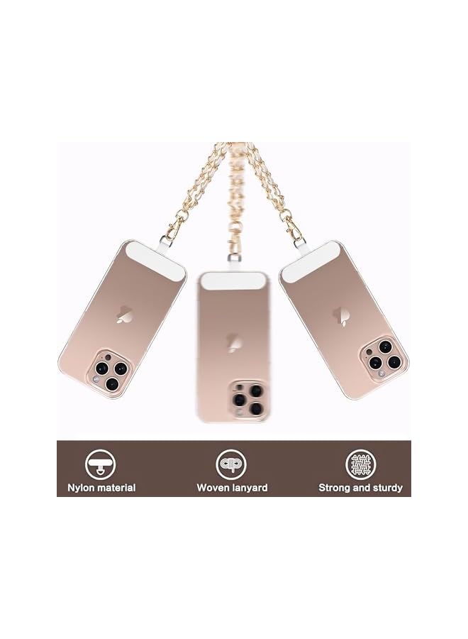 Green Tiger Cell Phone Charm Strap with Wrist Metal Chain Detachable Phone Lanyard for Girls Women, Adjustable Wrist Strap Hand Lanyard for All Smartphone - Image 4