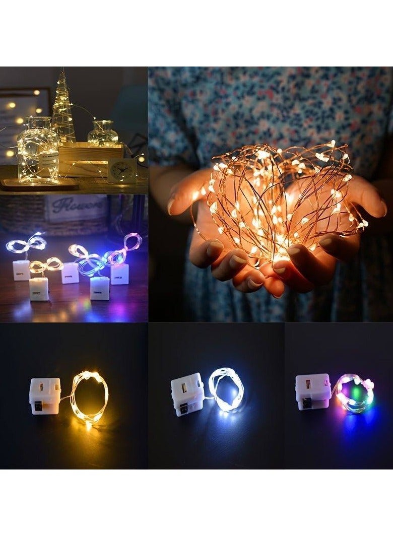 LED Christmas Wedding Diwali Decoration Lights (Multicolor Light) LED Christmas Fairy Lights String Lights for Wedding Party Decoration 1.5m - Image 2
