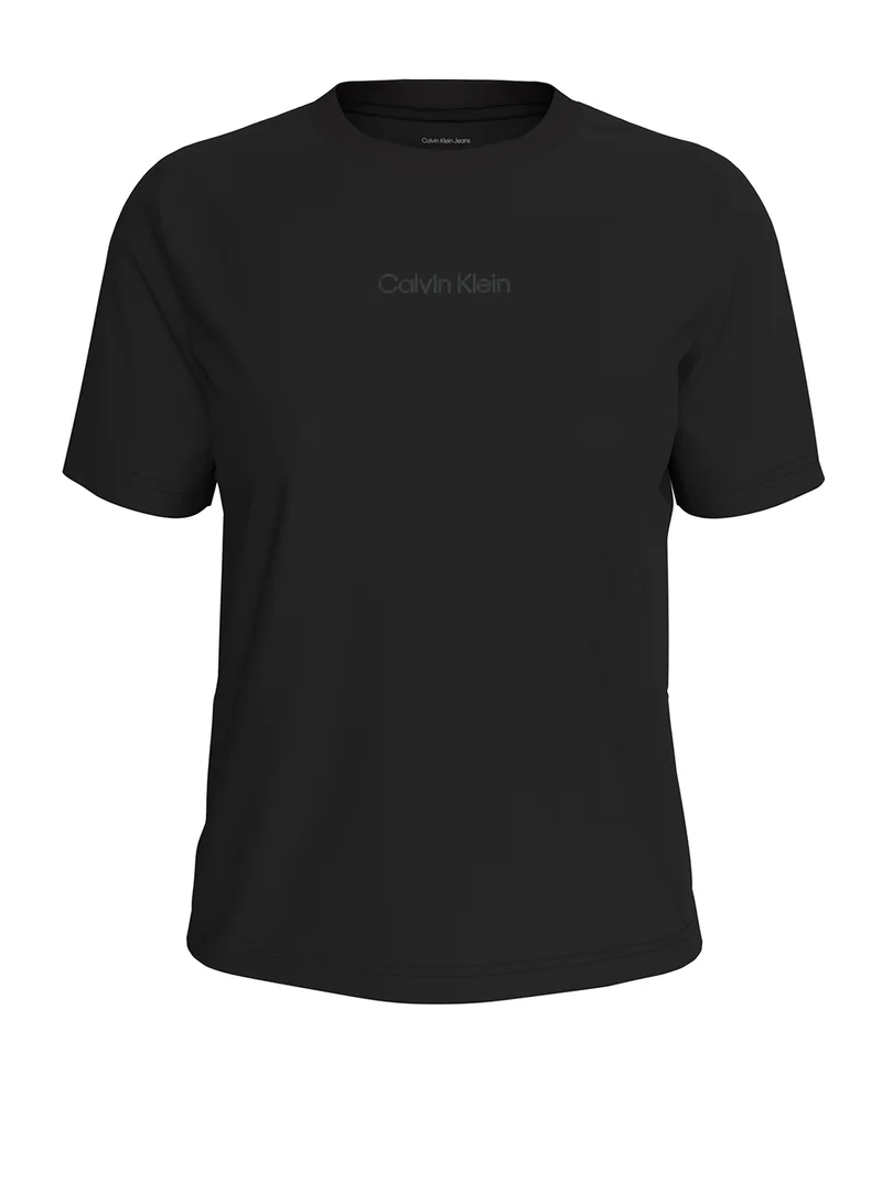 كالفن كلاين Logo Crew Neck T-Shirt