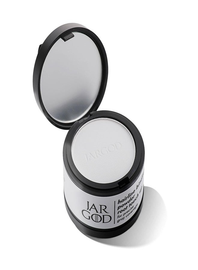 JARGOD Root touch up powder Hairline Powder for root cover up temporary root concealing powder for Women & Men, for instant gray hair cover up (White, 0.14 Ounce (Pack of 1)) - Image 1