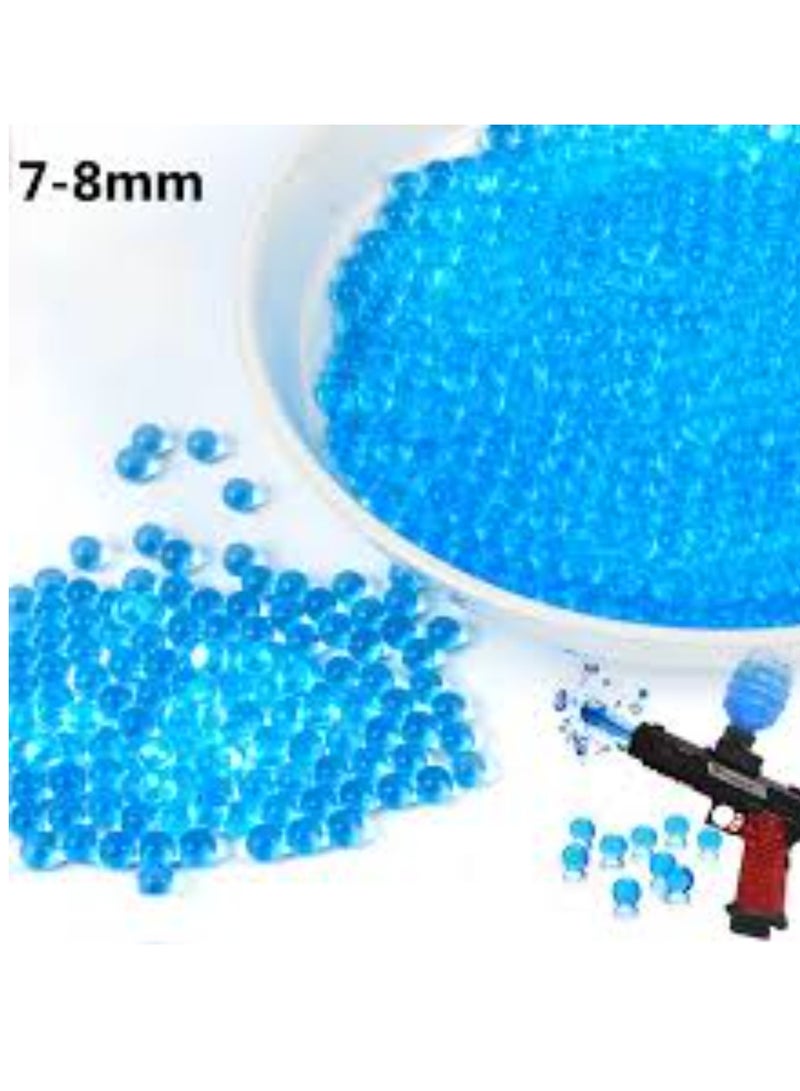 Gel blaster shot – safe and ideal rounds for all gel blaster games. Gel blaster, water gel bullets, water bead grenades, and other gel ball blaster guns. 400 gel blaster rounds, gel blaster, jelly gun, bullet, bullets, bead bullets, toy gun bullets, water bullets, gel balls, magic water beads, blue color. - Image 3