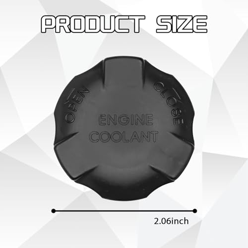 tobenbone Car Radiator Cover Coolant Reservoir Cap, Engine Radiator Reservoir Tank Cap, Coolant Cap Replacement Car Accessories OEM#25441-26100,254412B100, Compatible with Kia Optima Hyundai Accent - Image 2