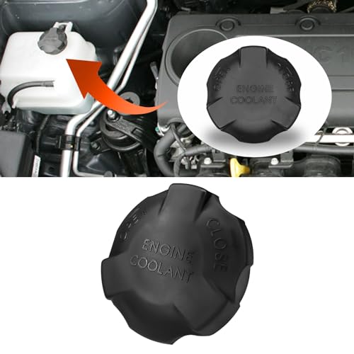 tobenbone Car Radiator Cover Coolant Reservoir Cap, Engine Radiator Reservoir Tank Cap, Coolant Cap Replacement Car Accessories OEM#25441-26100,254412B100, Compatible with Kia Optima Hyundai Accent - Image 1