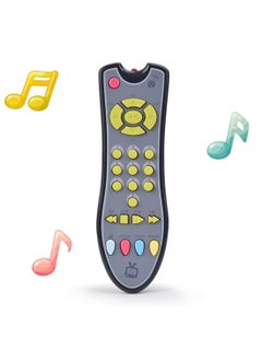 KASTWAVE Musical TV Remote Control Toy with Light and Sounds, Language Development Toy from Number 0-9 in English, French, Spainsh  - Image 2