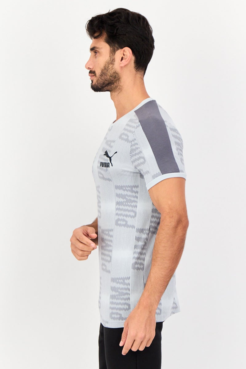 PUMA Men Slim Fit Short Sleeve Brand Logo Outdoor T-Shirt, Multicolor - Image 4