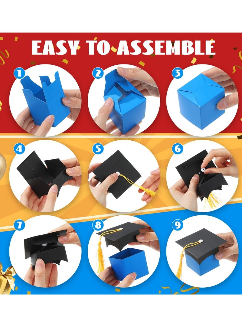 Graduation Candy Boxes, 25Pcs Congrats Grad Graduation Gift Boxes for Graduation Party Favors Boxes 2023 Graduation Party Supplies Decorations - Image 3