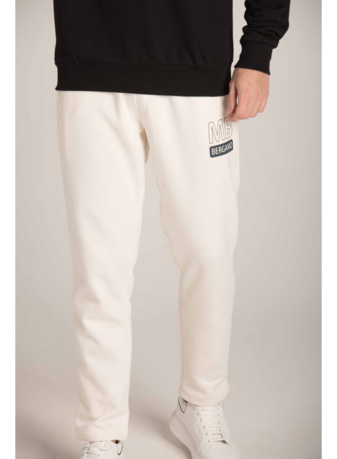 FLEECE STRAIGHT-LEG SWEATPANTS