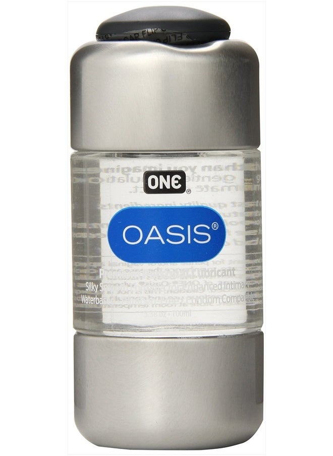 One Condoms One Oasis Lubricant, 3.38 Fl Oz  - Image 1
