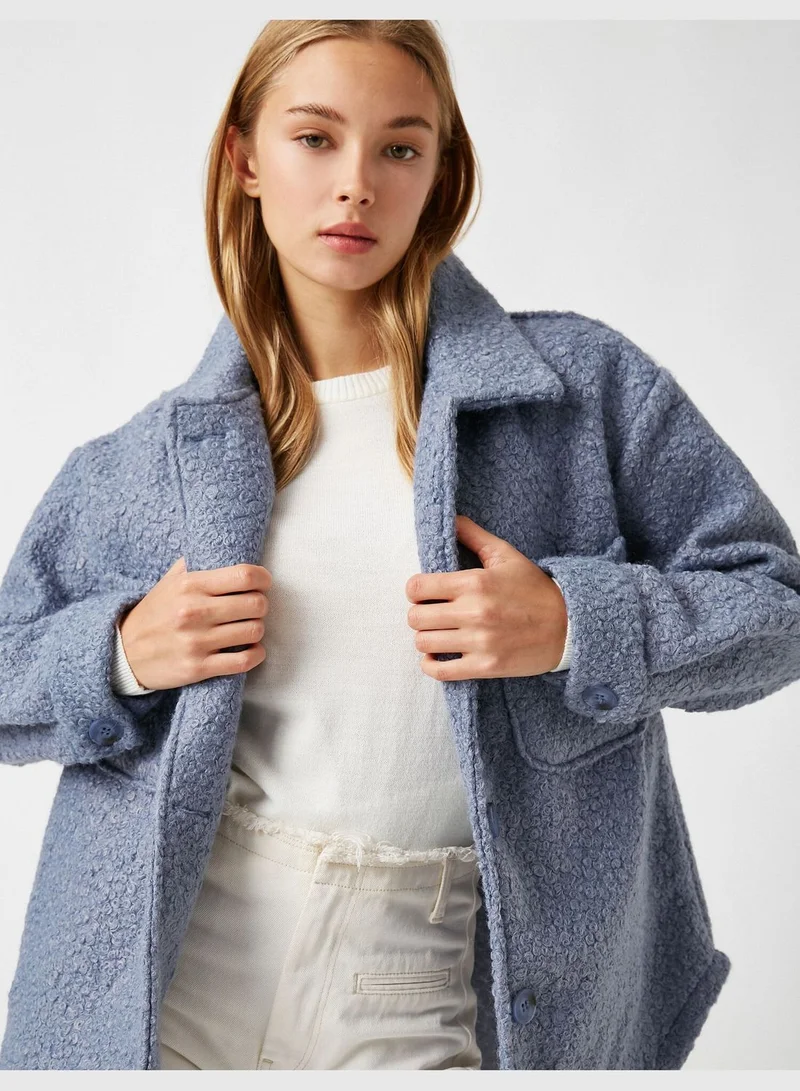 KOTON Pocket Detailed Button Shacket