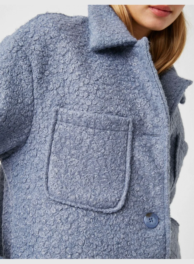 KOTON Pocket Detailed Button Shacket