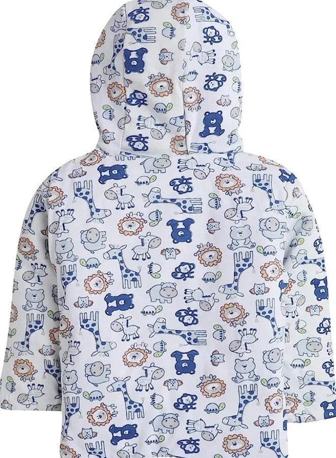 Mini Berry REVERSIBLEJACKET (24-36 MONTH, SKY BLUE) - Image 4