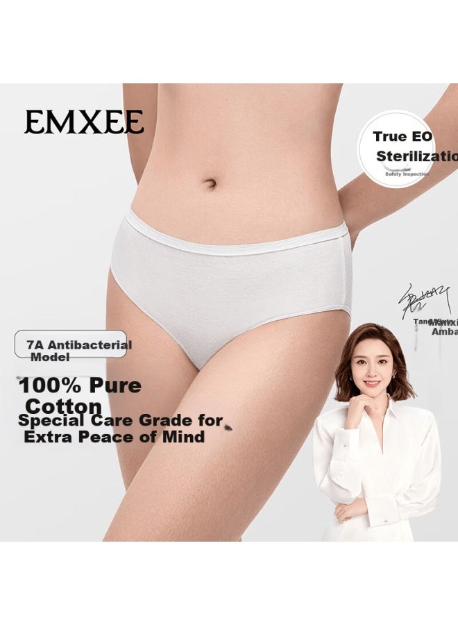 Manxi Disposable Maternity Cotton Underwear For Postpartum Women, Travel And Business Trip Use, 60 Pieces Xxl