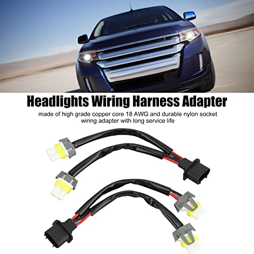 Keenso محول أسلاك المصابيح الأمامية ه13 9008 ذكر إلى 9005 9006 أنثى 2 قطعة - Image 4