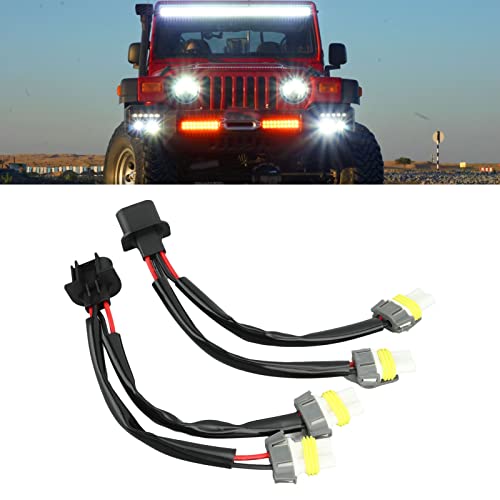 Keenso محول أسلاك المصابيح الأمامية ه13 9008 ذكر إلى 9005 9006 أنثى 2 قطعة - Image 5