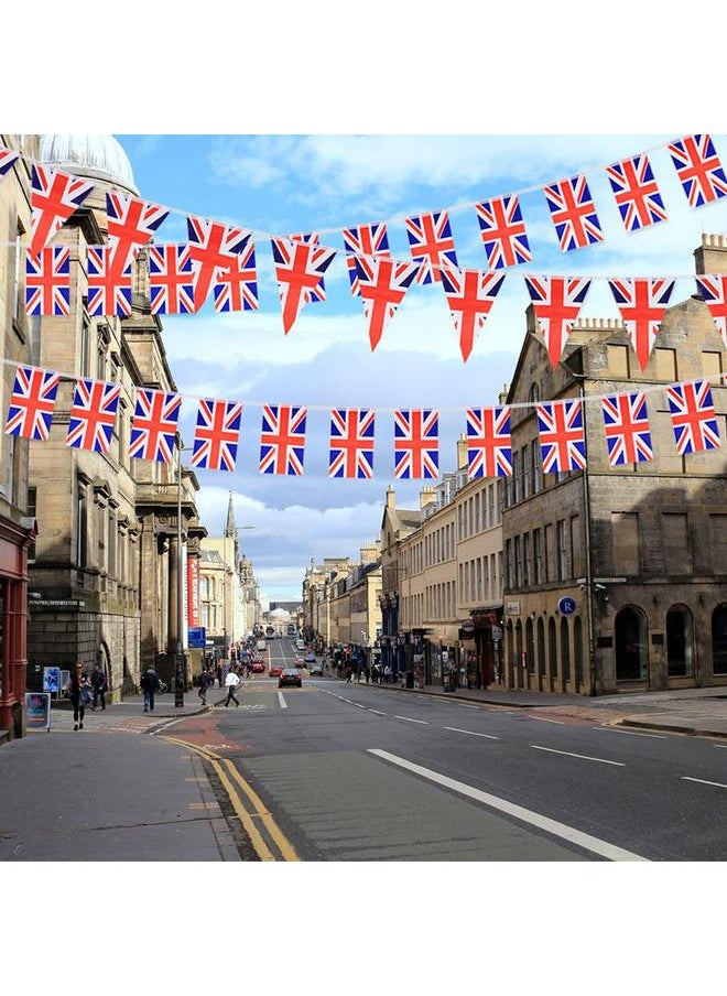 Thoraya - Union Triangular Bunting 25pcs British Flags 70th Anniversary England Flag Bunting for Queen s Platinum Jubilee Pub Royal Party Decor - Image 1