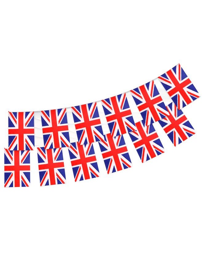 Thoraya - Union Triangular Bunting 25pcs British Flags 70th Anniversary England Flag Bunting for Queen s Platinum Jubilee Pub Royal Party Decor - Image 1