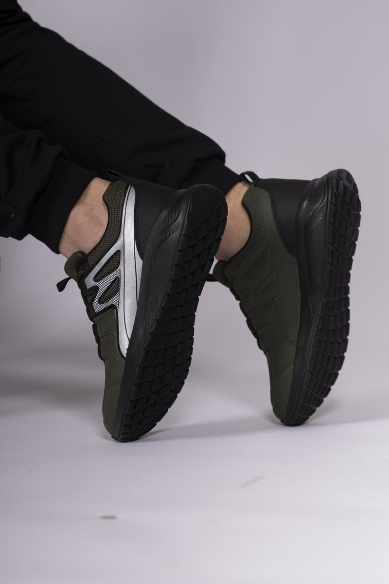 Riccon Khaki Black Unisex Sneaker 0012705  - Image 5