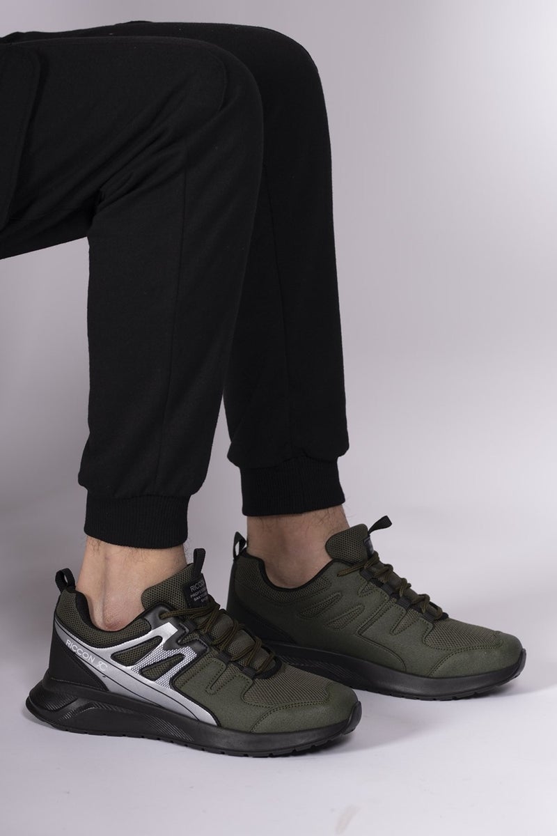 Riccon Khaki Black Unisex Sneaker 0012705  - Image 4