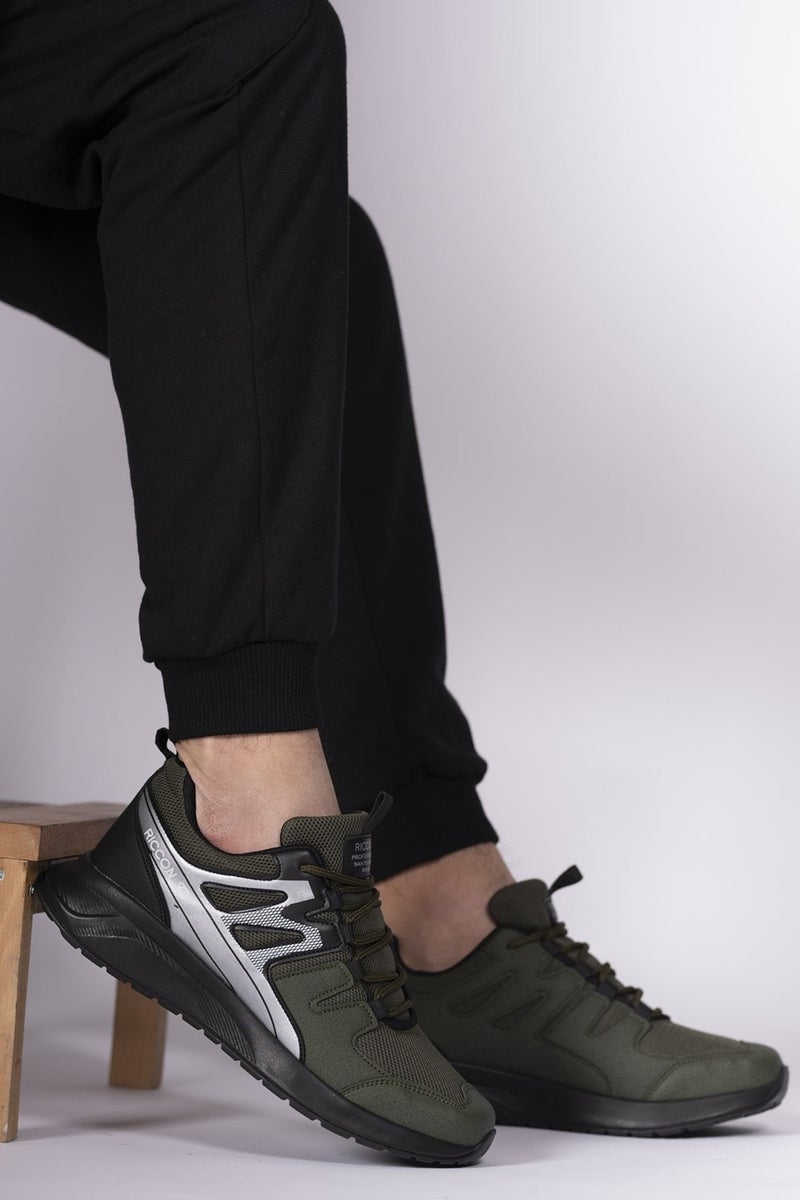 Riccon Khaki Black Unisex Sneaker 0012705  - Image 3