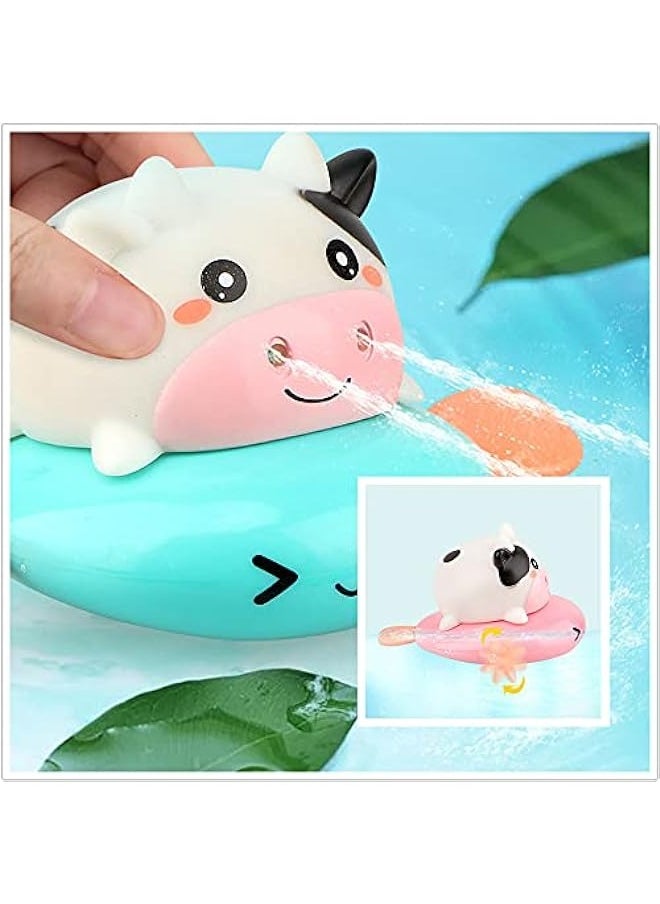 DURKU - Cute Animal Clockwork Bath Toy Set for Toddlers 1-3 - Fun Water Toys for Boys and Girls - 5 Pack - Image 1