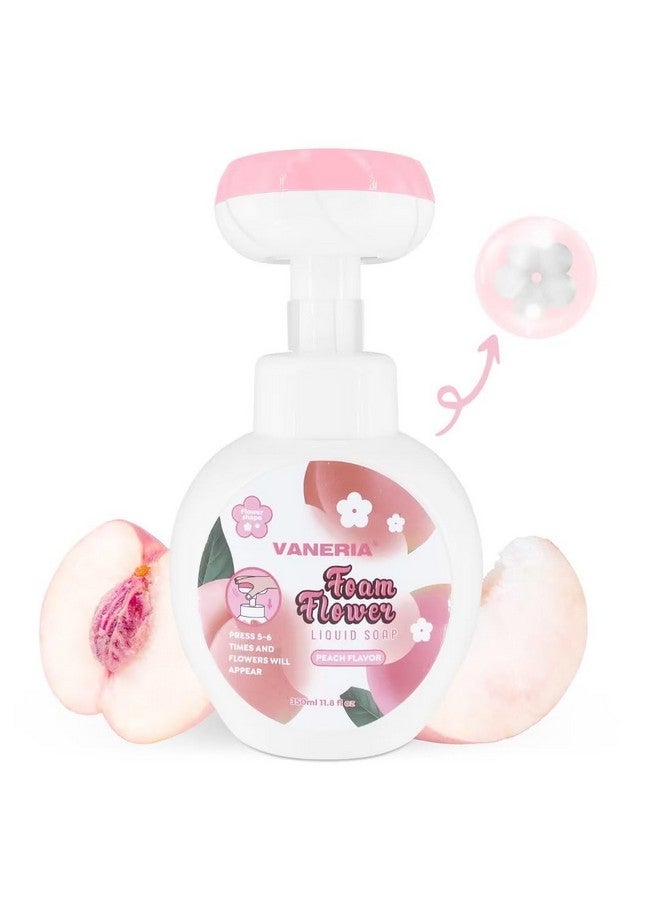 VANERIA VANERIA Flower Stamp Hand Soap for Kids Nourishing Hand Wash,Flower Bubble Hand Cleaning for Babies,Kids and Adults with Sensitive Skin 350ml/11.8 Fl Oz - Image 1