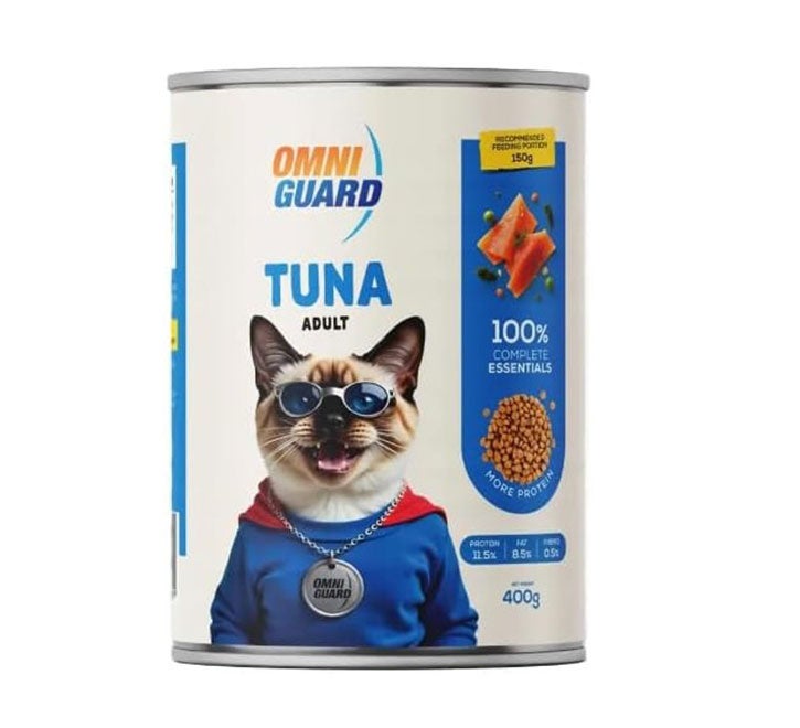 Omni Guard Tuna Adult Cats Canned Wet Food 400g - Complete Nutrition