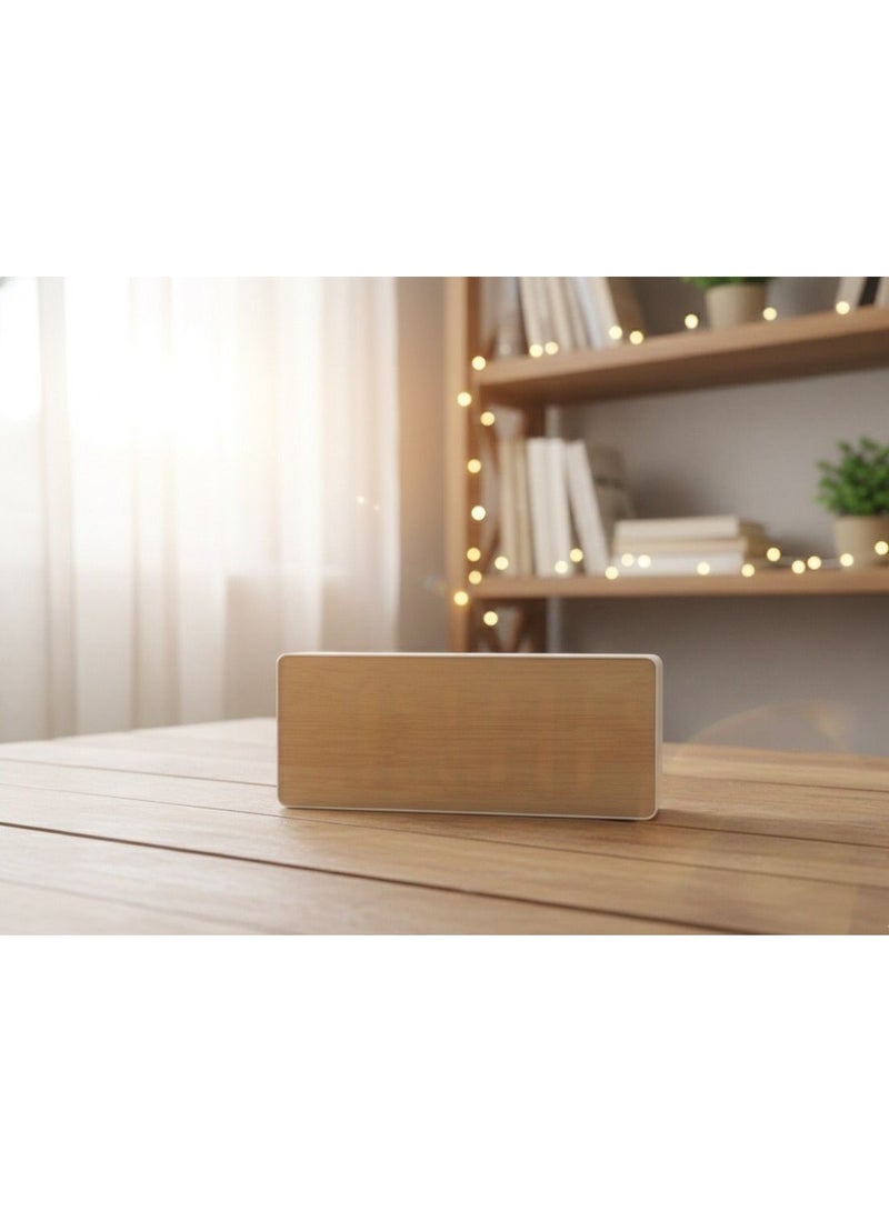 ساعة منبه صغيرمع ضوء LED وشاشة عرض للوقت ساعة منبه - شاشة LED كبيرة مع أوضاع متعددة الوظائف - Image 2