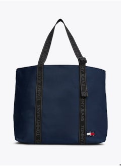 TOMMY HILFIGER Women's Essential Daily Tote Bag - Recycled Polyester, Blue  - Image 1