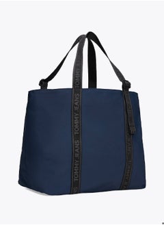 TOMMY HILFIGER Women's Essential Daily Tote Bag - Recycled Polyester, Blue  - Image 2