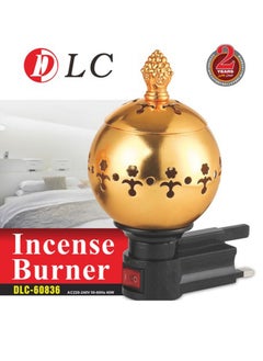 DLC Electric incense burner in classic gold style  - Image 1