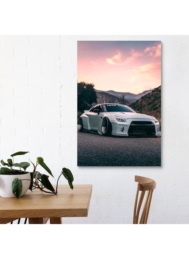 Home Trove - CCDDL JDM Car Poster Skyline R35 Poster Decorative Painting Canvas Wall Art Living Room Posters Bedroom Painting 16x24inch(40x60cm) - Image 1