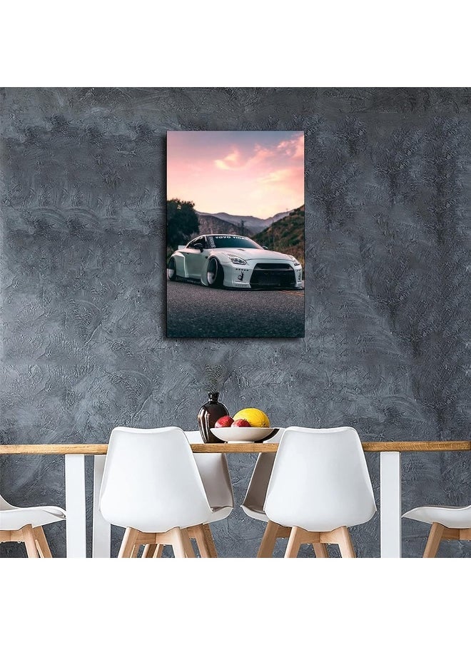 Home Trove - CCDDL JDM Car Poster Skyline R35 Poster Decorative Painting Canvas Wall Art Living Room Posters Bedroom Painting 16x24inch(40x60cm) - Image 1
