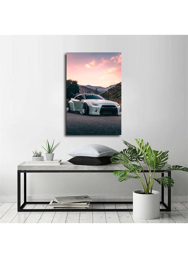 Home Trove - CCDDL JDM Car Poster Skyline R35 Poster Decorative Painting Canvas Wall Art Living Room Posters Bedroom Painting 16x24inch(40x60cm) - Image 1