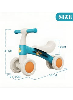 MileMelo Baby Balance Bike Toys No Pedal 4 Silence Wheels & Soft Seat Pre-School First Riding Toys,Indoor And Outdoor Balance Ride on Bike,Birthday Gift  - Image 2
