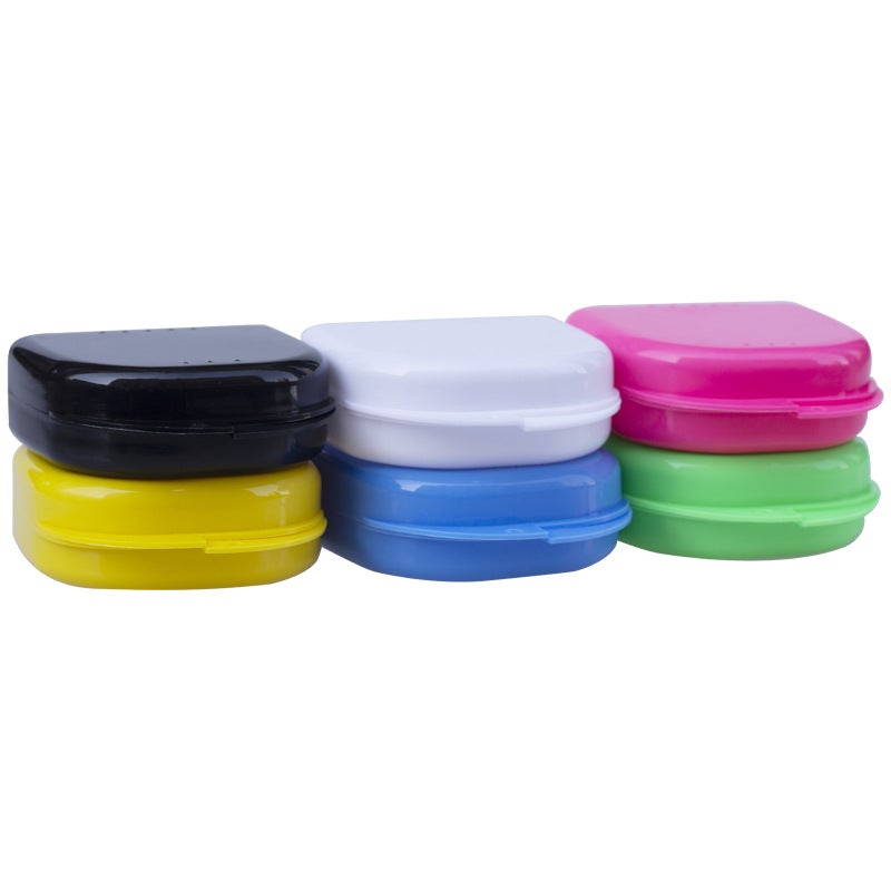 general Portable Dental Retainer Case Storage Box for Braces and Orthodontic Appliances PP Plastic - Image 5