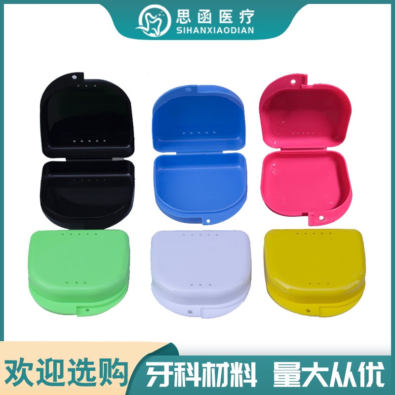 general Portable Dental Retainer Case Storage Box for Braces and Orthodontic Appliances PP Plastic - Image 2