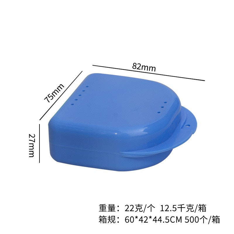 general Portable Dental Retainer Case Storage Box for Braces and Orthodontic Appliances PP Plastic - Image 3