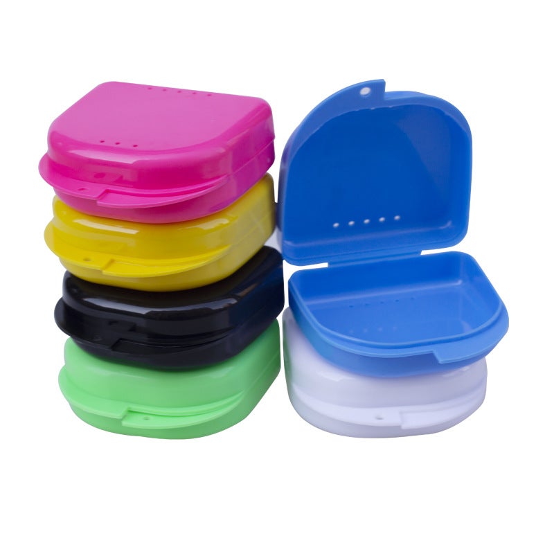general Portable Dental Retainer Case Storage Box for Braces and Orthodontic Appliances PP Plastic - Image 4