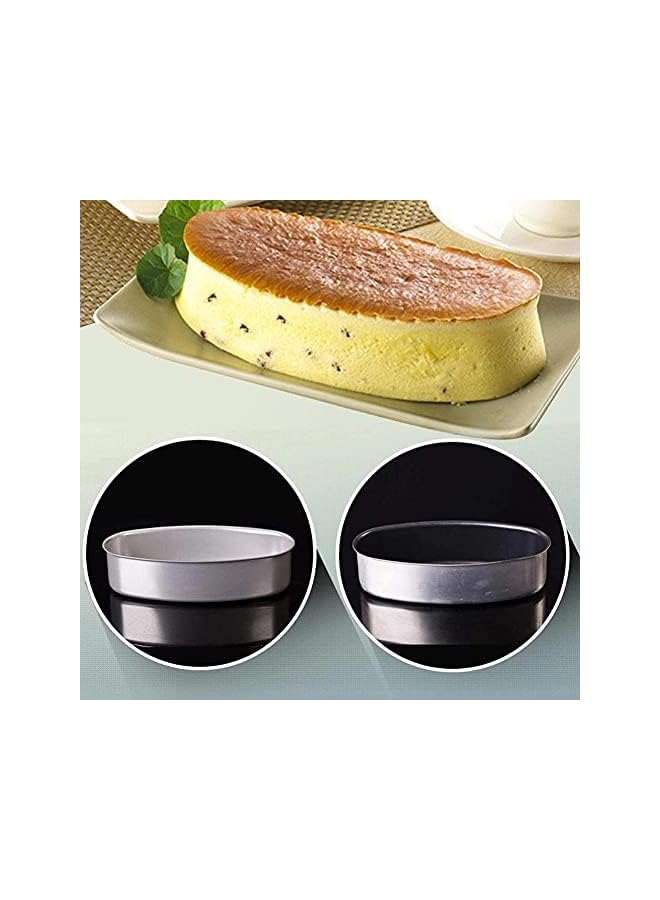 PROMASS أواني خبز على شكل بيضاوي من الألمنيوم (21.5×10.25×7 سم) - Image 2