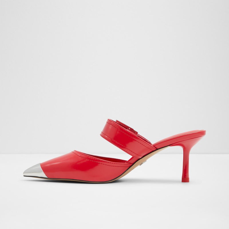 ALDO GRETLA Buckle Detail Mule Pumps - Image 3