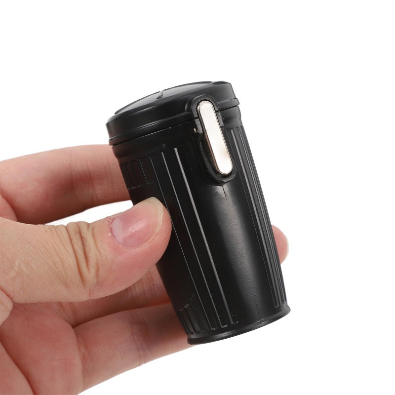 Portable Pocket Ashtray with Lid Keychain Sealed Mini Cigarette Butt Can for Travel Car Outdoor - Image 5