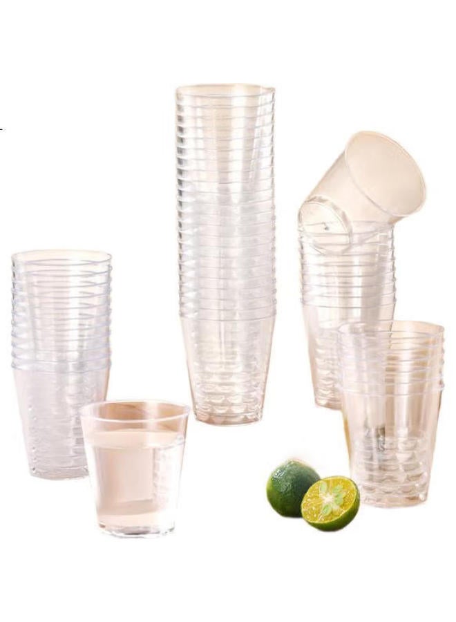 JD.com أكواب جينغزاو القابلة للاستخدام مرة واحدة، أكواب الطيران، أكواب التذوق، أكواب العينات، أكواب الماء البلاستيكية، 45 مل [50 قطعة] - Image 1