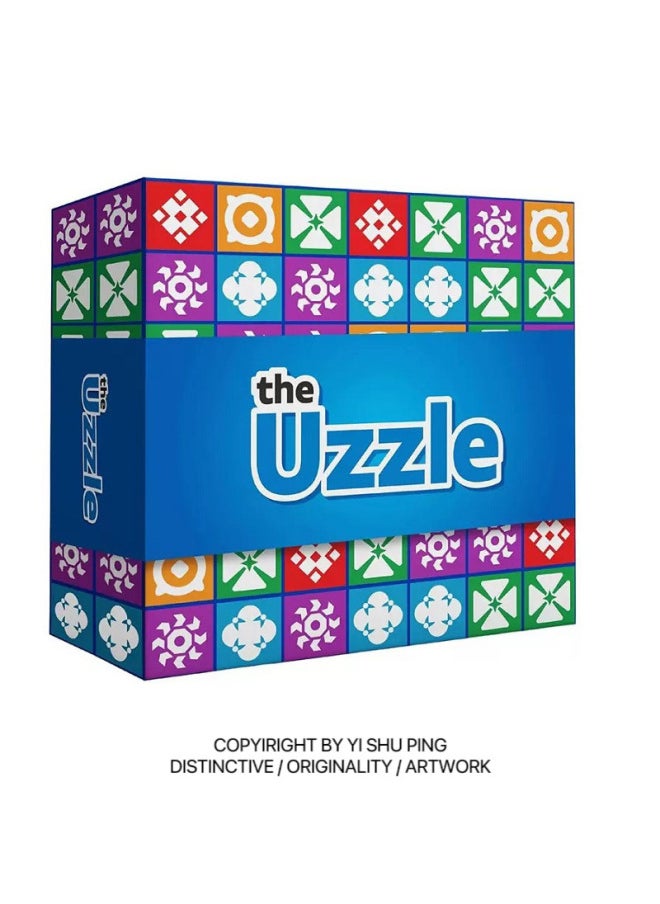 null - * Yishu * Puzzle Uzzle Games Matching Game Master Space Thinking Logic Training Board Game-Colour:Blue Version - Image 1