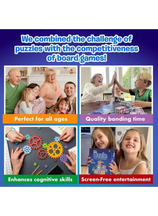 null - * Yishu * Puzzle Uzzle Games Matching Game Master Space Thinking Logic Training Board Game-Colour:Blue Version - Image 1