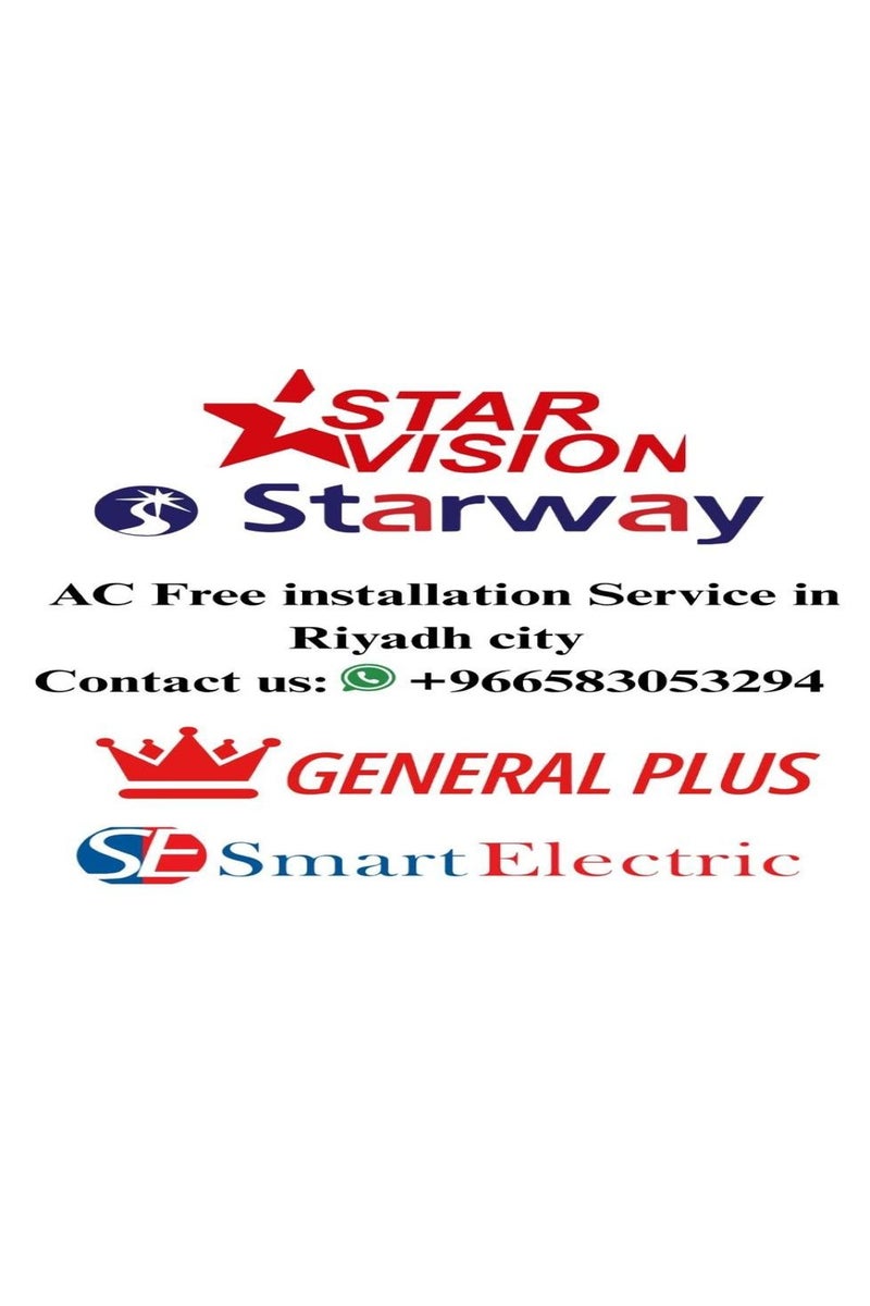 جنرال بلس مكيف هواء سبليت 32200 وحدة حرارية ، 2.7 طن, تدفئة وتبريد، موفر للطاقة،  ضمان 5 سنوات على ضاغط - Image 4