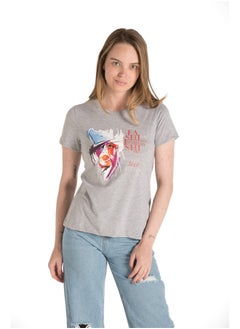 Crew Neck Printed Top