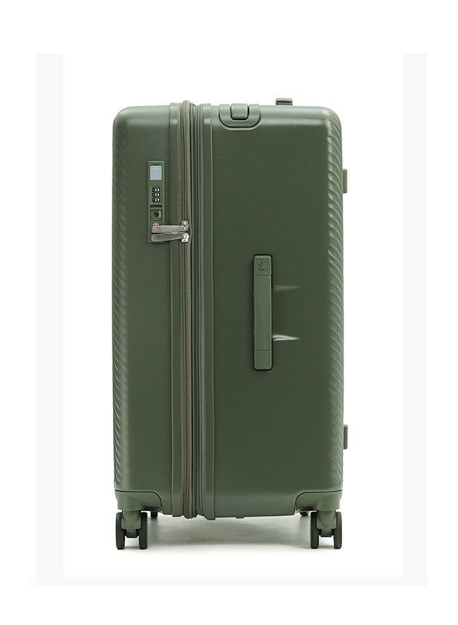 LIGHTGO 7655 ABS mix PC Suitcase check in luggage 28 inch with Expandable with TSA travel case Green color - Image 2