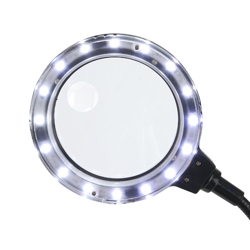 Carson SolderMag 1.75x LED Lighted Soldering Magnifier with 4.5x Spot Lens (CP-50), black (3.75-inch) - Image 2