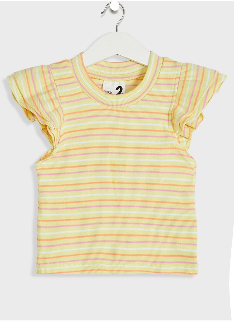 Cotton On - Kids Rainbow Striped Top - Image 1