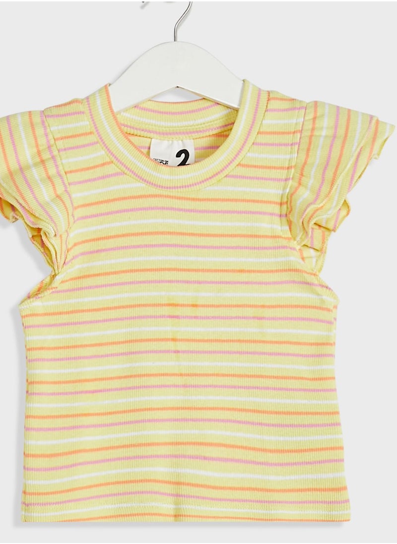 Cotton On - Kids Rainbow Striped Top - Image 1